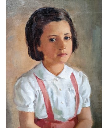 Tableau G.De Gobert Portrait d’une jeune fille en 1943 acheter en ligne