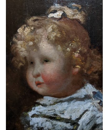 Jacques JOBBÉ-DUVAL (1854-1947) attribué à portrait enfant circa 1877 vente chaude votre 