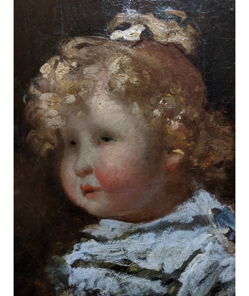 Jacques JOBBÉ-DUVAL (1854-1947) attribué à portrait enfant circa 1877 vente chaude votre 