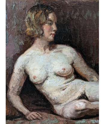 Ecole française Femme assise vers 1925 les muscles