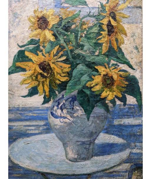 Alphonse MAZARD (1865-1939) attribué à « les tournesols » circa 1900 Vous souhaitez 