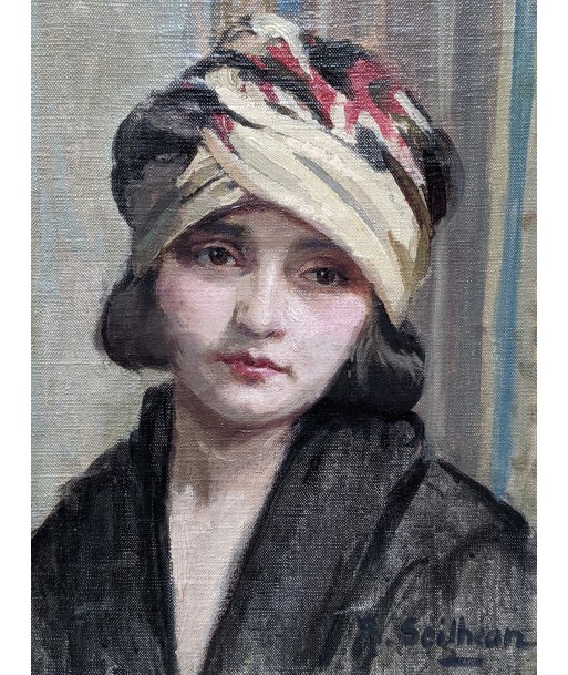 Renée SEILHEAN (1897-1990) jeune femme au turban vers 1926 2023