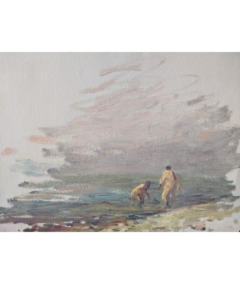 Georges Ricard-Cordingley (1873-1939) baigneurs bord de mer circa 1900 Comparez et commandez 