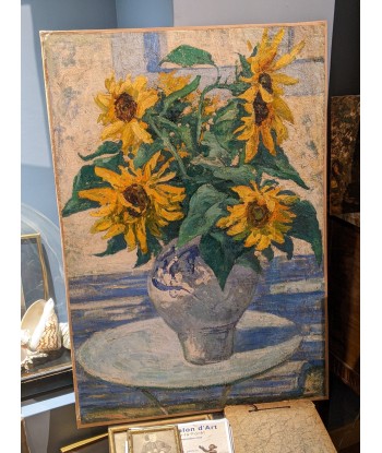 Alphonse MAZARD (1865-1939) attribué à « les tournesols » circa 1900 Vous souhaitez 