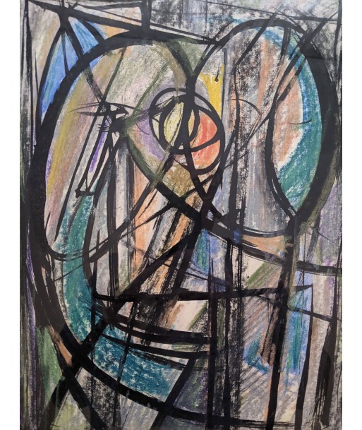 Jean-Claude LIBERT (1917-1995) abstraction circa 1950 Economisez 