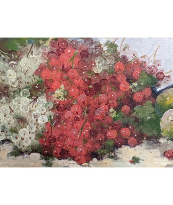 Edmond Van COPPENOLLE (1846-1914) attribué à « Nature morte aux raisins » fin XIXe shop