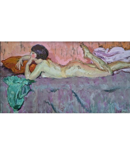 Jacques MATHEY (1883-1973) Femme allongée circa 1925 à prix réduit toute l'année