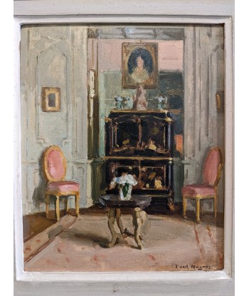 Paul Jean HUGUES (1891-1972) intérieur vers 1930/40 en linge