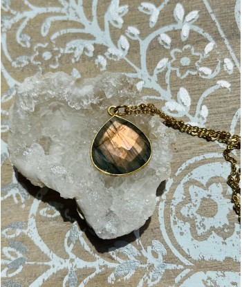 Collier goutte Labradorite Vous souhaitez 