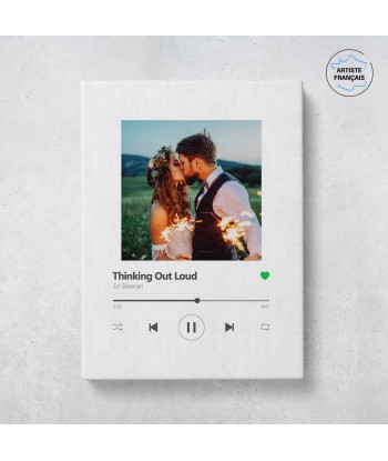 Tableau personnalisé couple, Mariage, Spotify les ligaments