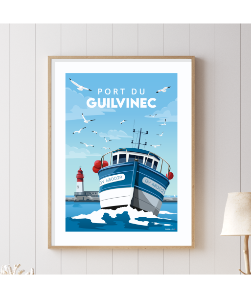 Affiche "Port du Guilvinec" Livraison rapide