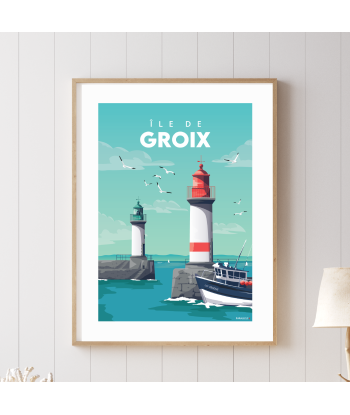 Affiche "Île de Groix" de votre