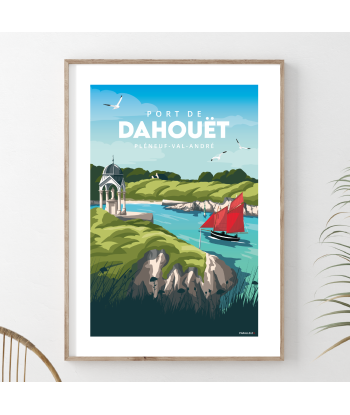 Affiche "Port de Dahouët" 2024