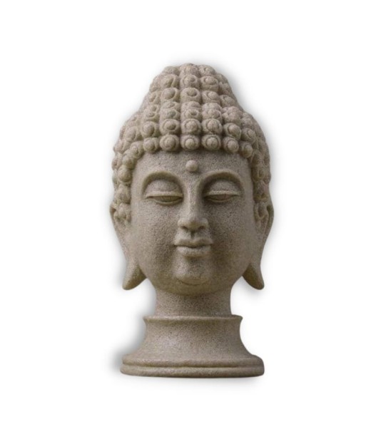 Sculpture Moderne Tête  de Bouddha Pierre 33 cm Comparez et commandez 